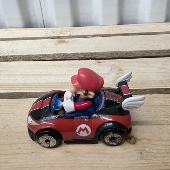 Hot Wheels Other - Hot Wheels Mario Kart Red and Black Toy Car